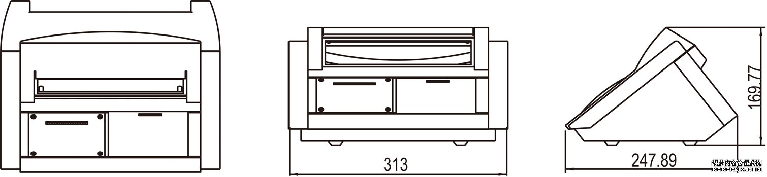 耀華XK3190—DS3MP 數字稱重顯示控制器產品尺寸